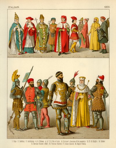 Traje Italiano 1300 de Albert Kretschmer